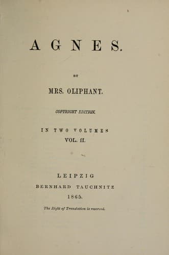 Tapa de Agnes