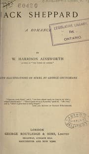 Tapa de Ainsworth's novels