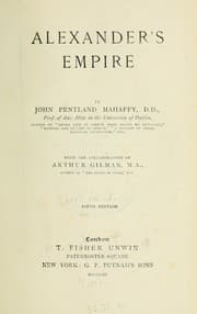 Tapa de Alexander's empire