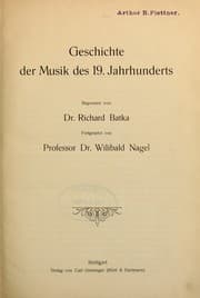 Tapa de Allgemeine Geschichte der Musik