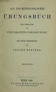 Tapa de Alt- und Mittelenglisches Übungsbuch