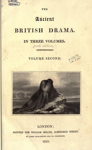 Tapa de The ancient British drama