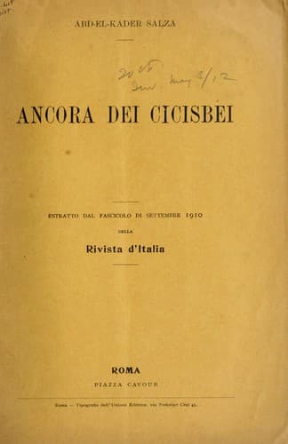Tapa de Ancora dei Cicisbei