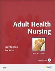 Tapa de Adult health nursing