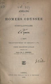 Tapa de Anhang zu Homers Odyssee