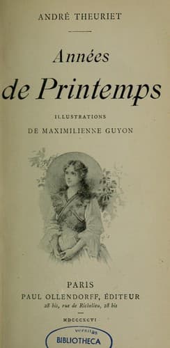 Tapa de Années de printemps