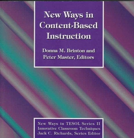 Tapa de New ways in content-based instruction