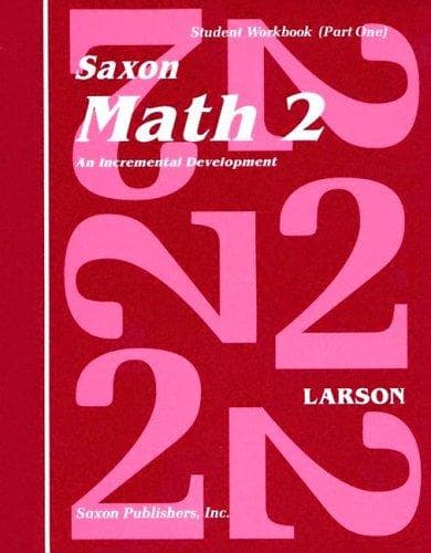 Tapa de Saxon Math 2