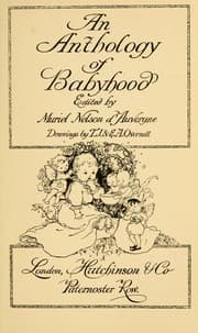 Tapa de An anthology of babyhood