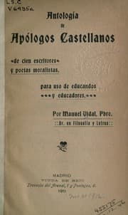 Tapa de Antologia de apologos castellanos