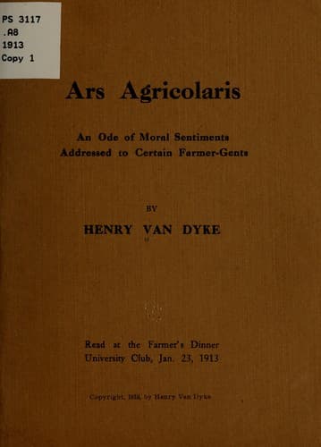 Tapa de Ars agricolaris