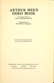 Tapa de Arthur Mee's hero book