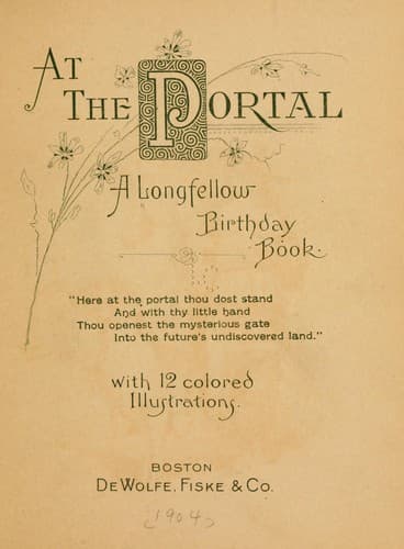 Tapa de At the portal