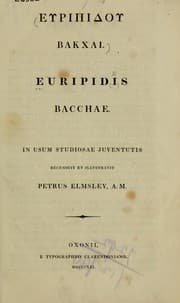 Tapa de Bacchae