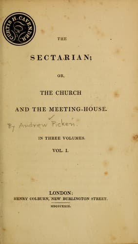 Tapa de The Sectarian