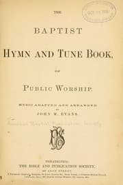 Tapa de The Baptist hymn and tune book