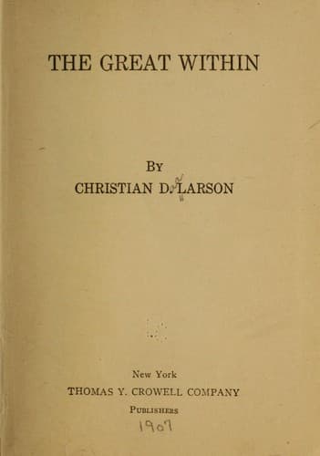Tapa de The great within