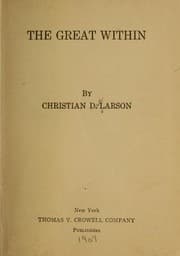 Tapa de The great within