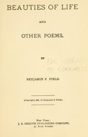 Tapa de Beauties of life and other poems