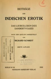 Tapa de Beiträge zur indischen Erotik