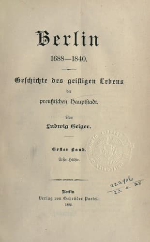 Tapa de Berlin 1688-1840