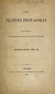 Tapa de Über Platons Protagoras