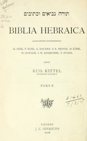 Tapa de Biblia Hebraica ...