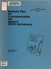 Tapa de Boston's plan for commemorating the nation's 200th anniversary