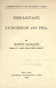 Tapa de Breakfast, luncheon and tea