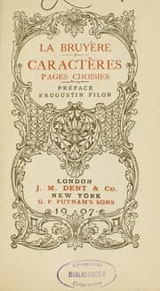 Tapa de Caractères
