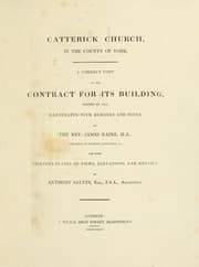 Tapa de Catterick church, in the county of York