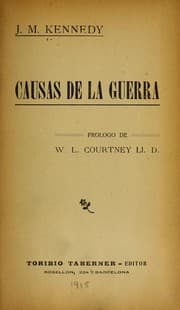 Tapa de Causas de la guerra