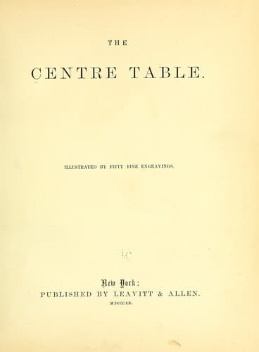Tapa de The Centre table