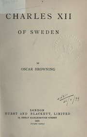 Tapa de Charles XII of Sweden