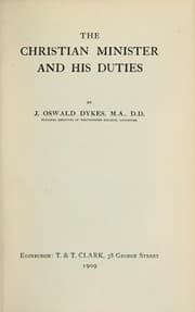 Tapa de The Christian minister and his duties