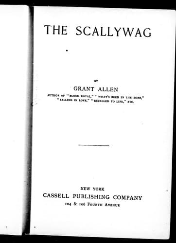 Tapa de The scallywag
