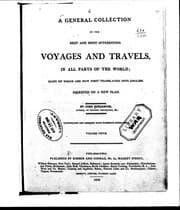 Tapa de A General collection of the best and most interesting voyages and travels in all parts of the world