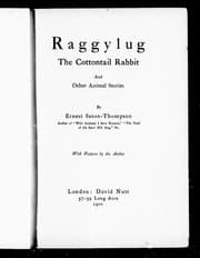 Tapa de Raggylug, the cottontail rabbit