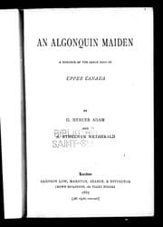 Tapa de An Algonquin maiden