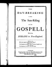 Tapa de The Day-breaking, if not the sun rising of the Gospel