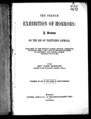 Tapa de The French exhibition of horrors