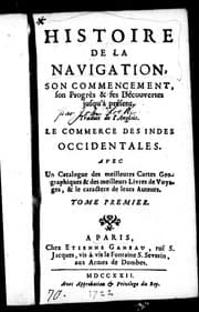 Tapa de Histoire de la navigation