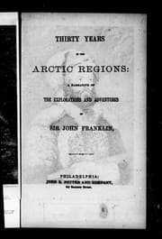 Tapa de Thirty years in the Arctic regions