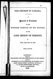 Tapa de A journal of visitation to the western portion of his diocese, by the Lord Bishop of Toronto, in the autumn of 1842