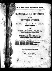 Tapa de Elementary arithmetic on the unitary system