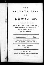 Tapa de The private life of Louis XV