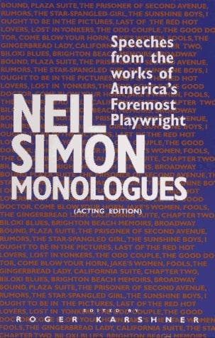 Tapa de Neil Simon Monologues