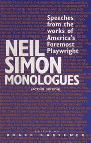 Tapa de Neil Simon Monologues