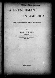 Tapa de A Frenchman in America