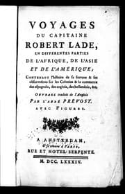 Tapa de Voyages du capitaine Robert Lade en différentes parties de l'Afrique, de l'Asie et de l'Amérique